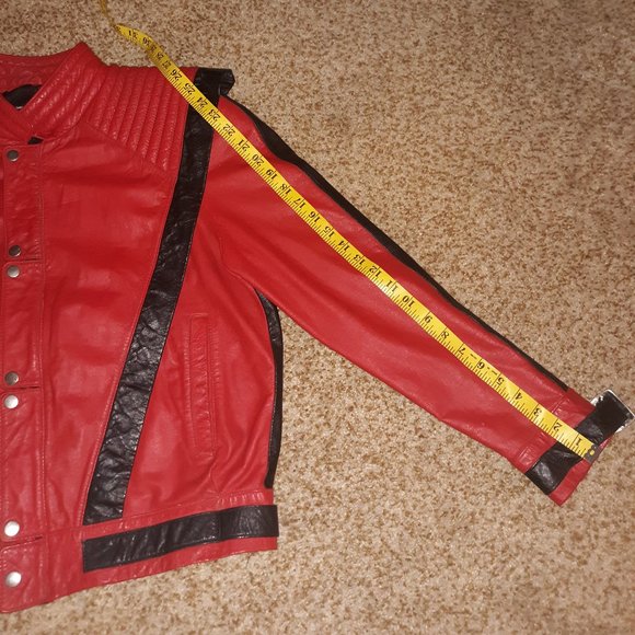Michael Jackson Thriller Leather Jacket 42 Mens S/M - Picture 3 of 9